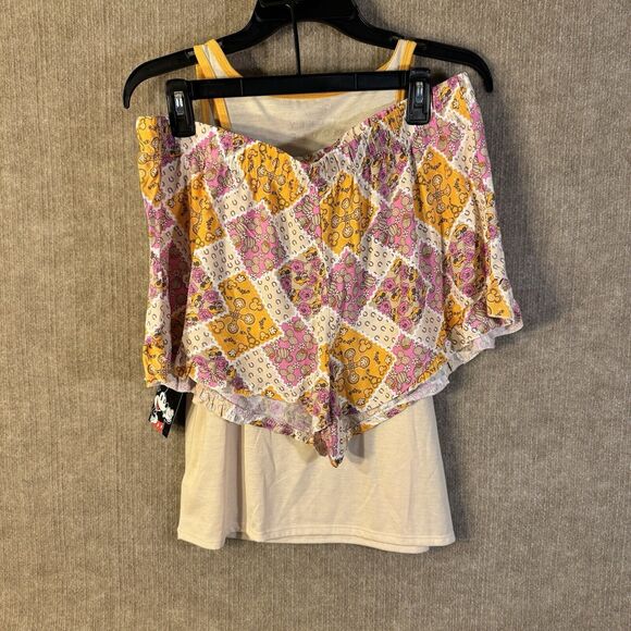 DISNEY Howdy Wild West Dreamer~ Medium (8-10) ~ 2-Piece Pajama Shorty Tank Set - Picture 3 of 4